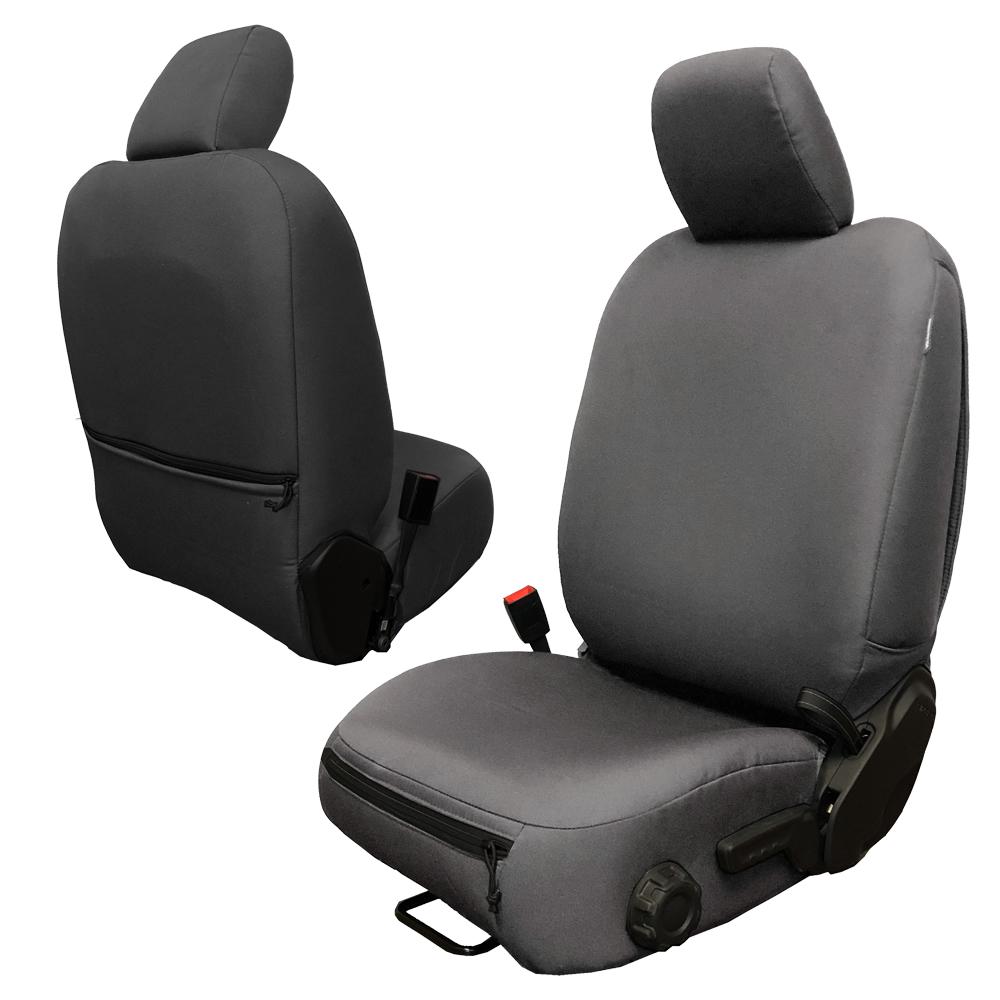 Jeep Wrangler JL and JLU custom-fit tactical seat covers for 2018 and newer